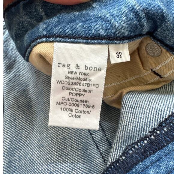 rag & bone Nina High-Rise Ankle Cigarette, EUC, Size 32 - Picture 7 of 7